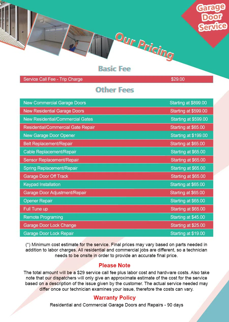 Central Garage Door Service Huntington Beach, CA 714-930-1363